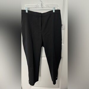 Rafaella Women’s Classic Black High Rise Curvy Capris